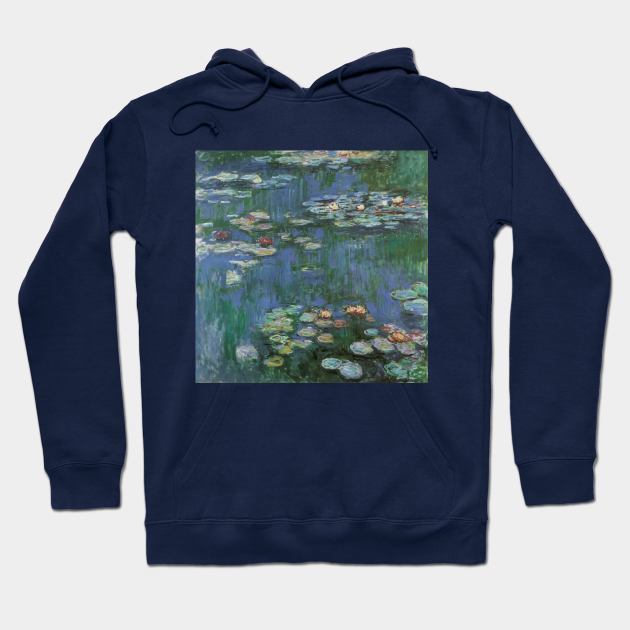 Waterlilies by Claude Monet Hoodie by MasterpieceCafe